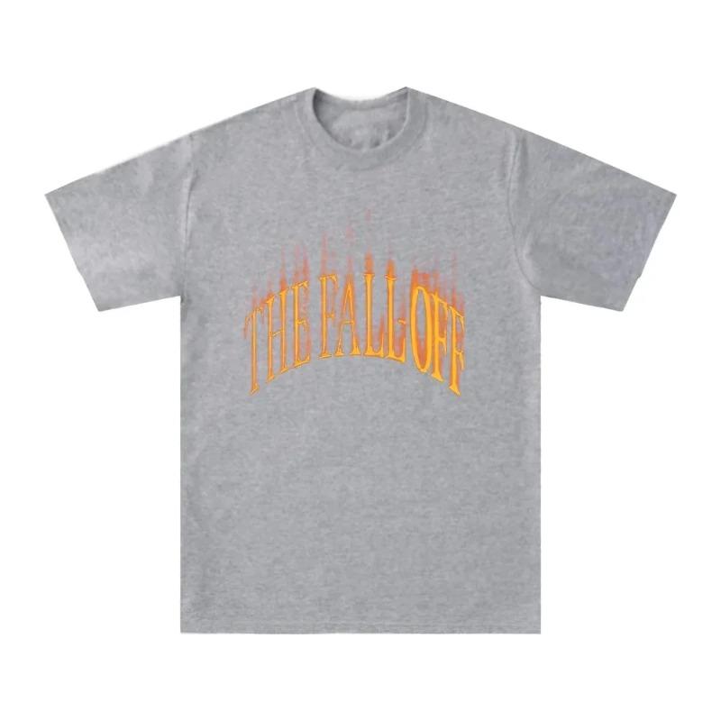 Cotton T-shirt Rapper J. Cole T-Shirt Unisex THE FALL OFF Album Graphic Streetwear Oversized Men Women Short Sleeves Tee