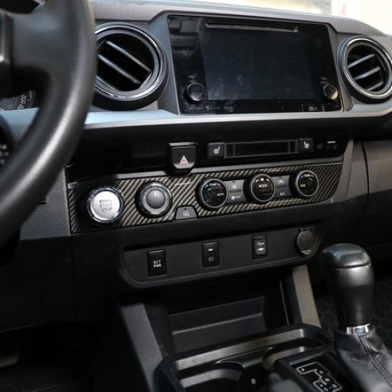High-equipped ABS Air Console Panel Decoration Cover For Toyota Tacoma 2016-