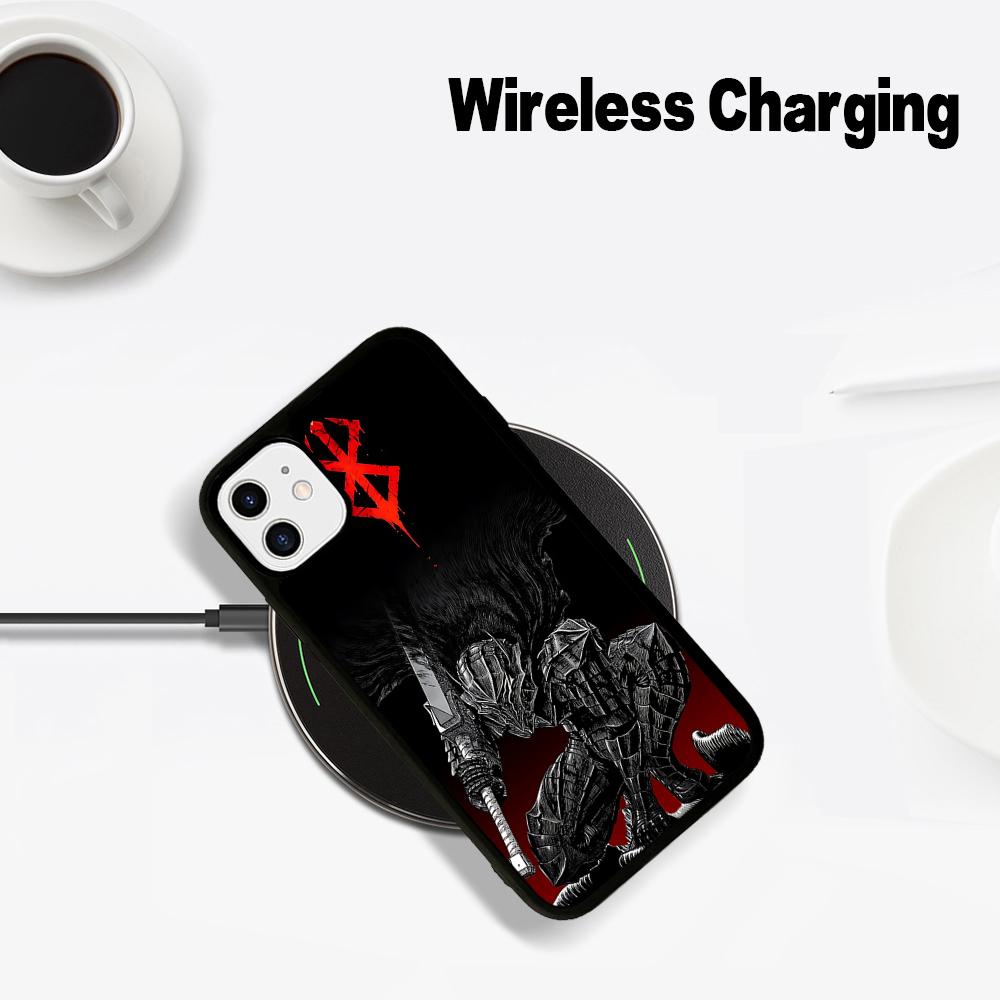 

Anime Berserk Phone Case Magesafe Magnetic Wireless Charge Case For IPhone 16 11 12 13 14 15 Pro Max Plus Mini iPhone 14
