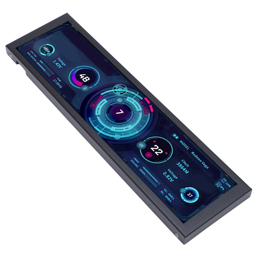 8,8 Zoll Bildschirm 1920x480 Auflösung Typ C PH Schnittstelle Kleiner Speicherkartensteckplatz Computer Zweitbildschirm