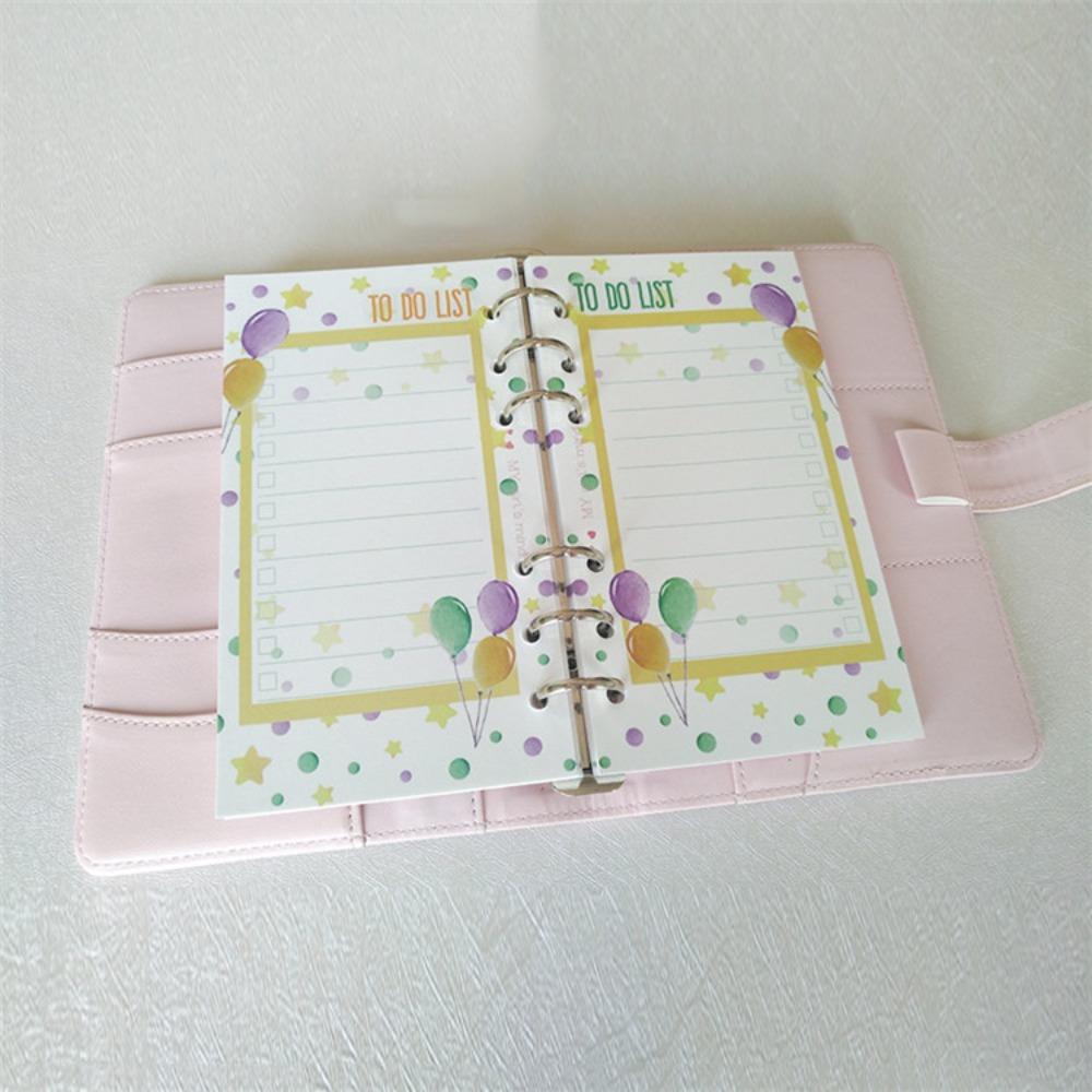 Flower Inner Refill Spiral Binder Paper 40 Sheets Notebook Index Inside Page  Office School Supply
