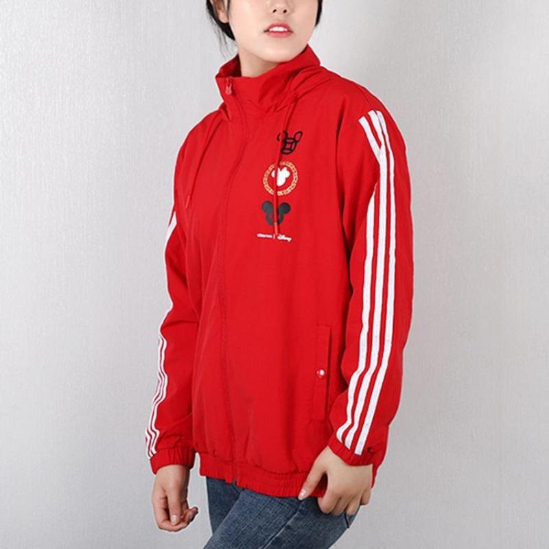 adidas NEO Women's CNY New Year Red Hooded Track Jacket GE7777
