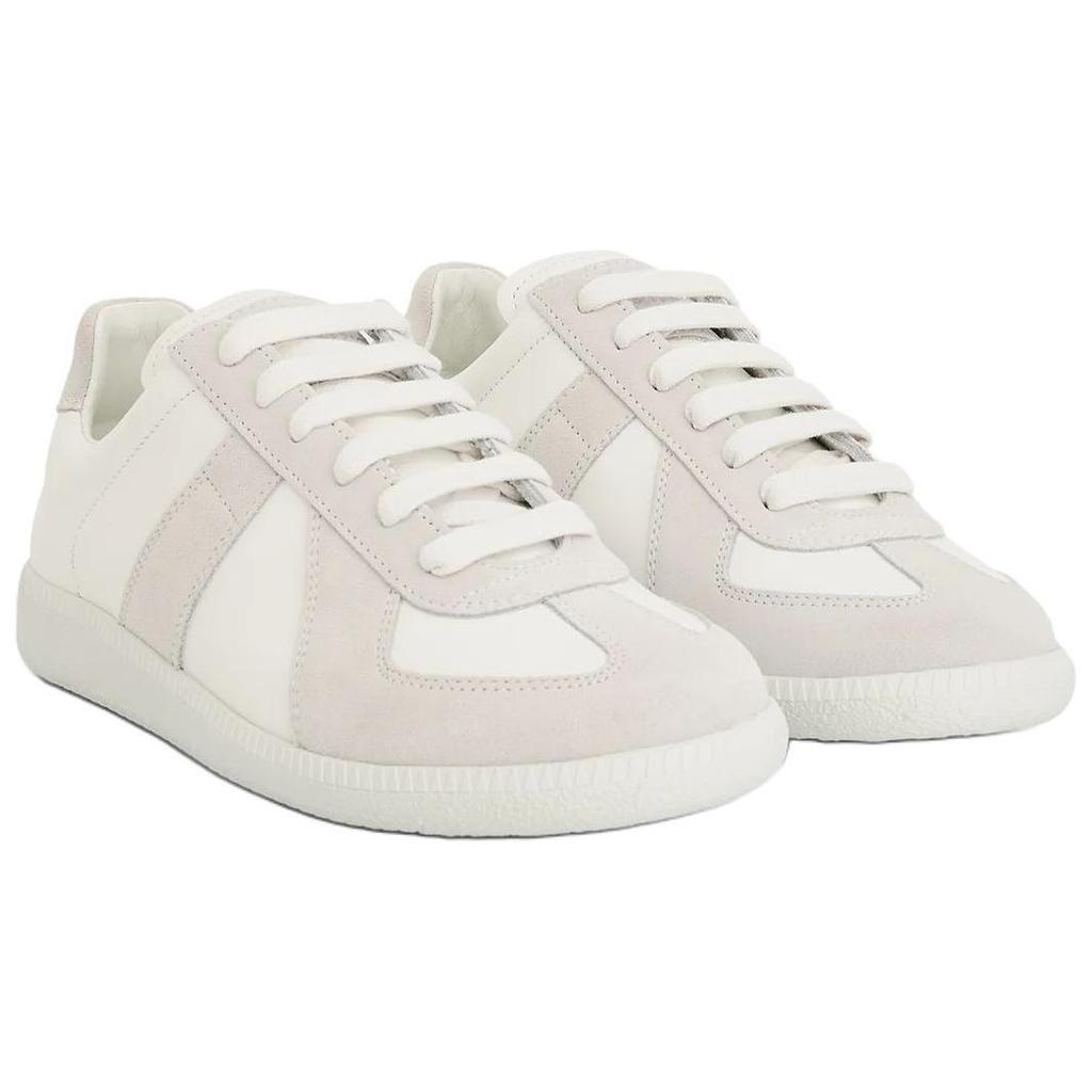Maison Margiela Replica Leather German Army Trainers Abrasion Resistant Low top Skateboard Shoes Women's S58WS0109P1897101