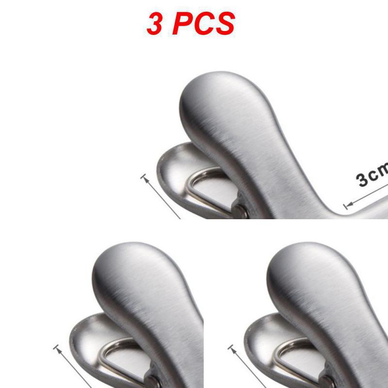 1 ~ 10 STÜCKE Lebensmittel-Clip-Verschlussclip aus Edelstahl, Geldscheinhalter, Multifunktions-Gründer-Verschlussclip, Küchen-Lebensmittel-Verschlussclip-Aufbewahrung