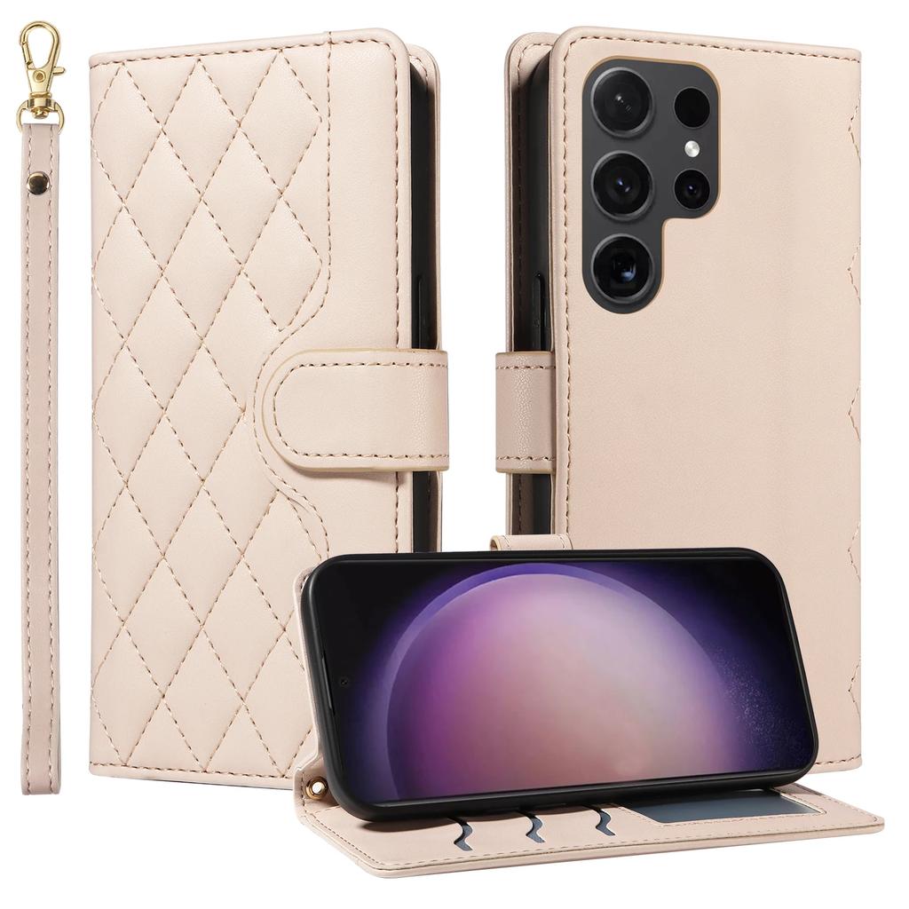 Crossbody Cards Solt Wallet Leather Case For Samsung Galaxy S24 Ultra S23 S22 Plus S21 A55 A25 A15 A35 A16 A06 Bag Pocket Cover