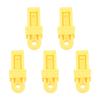 5pcs Tarp Clips Waterproof Tear Resistant Strong Lock Grip Tent Clips for Outdoor Camping