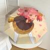 1PC Pink-haired girl Umbrella-8-Rib Reinforced, Automatic Open, Lightweight & Durable, Cute Fashion Accessory for Outdoor-P63