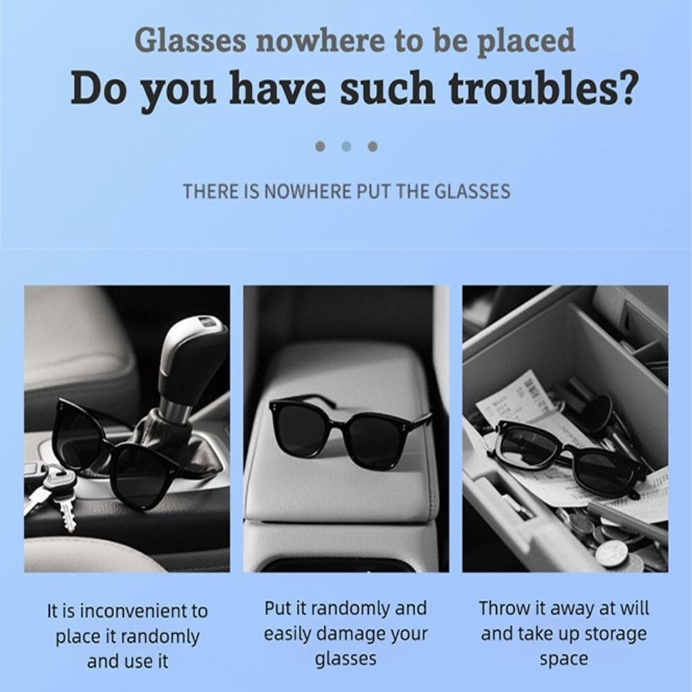 Premium Auto Sonnenbrillen Organizer ABS Auto Sonnenbrillenhalter Auto Sonnenblende Brillenetui Automobil