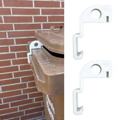 Yousheng 2Pcs Trash Can Ventilation Clip Kitchen Waste Prevents Lid Damage Odor Easy Snap-On Installation Trash Can Lid