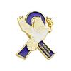 Peace Symbol Brooch Badge Pin With Ribbon Detail Shape Ideal For Weddings Business Meetings Everyday Wear