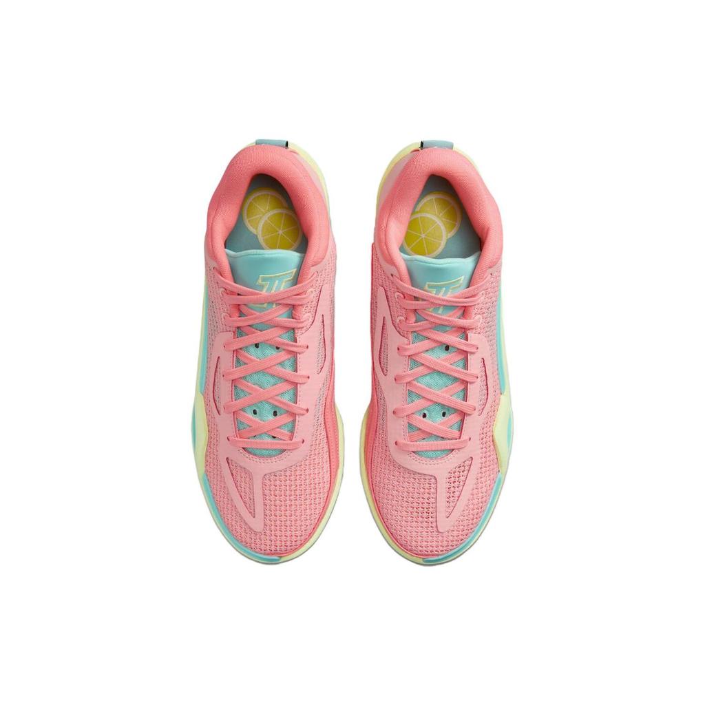Air Jordan Tatum 1 PF Pink Lemonade Men Sneakers Pink-Tint Lava-Glow Aurora-Green DX6733-600