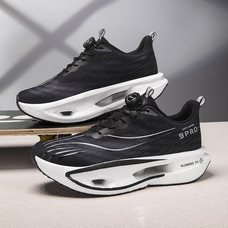 Men'S Sports Shoes Carbon Plate Running Shoes Male Marathon Sneakers Racing Shock-Absorbing Athletics Training Shoes For Women