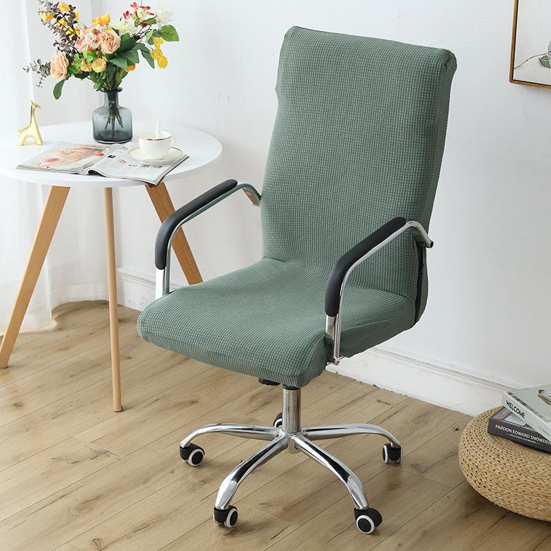 Bürostuhlbezug mit Armlehne Drehstuhl Sitzbezug Verdickter Computerstuhlbezug Universeller Elastischer Stuhlbezug Hockerbezug