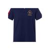 Polo Ralph Lauren Digitales Logo Applikation Vertikale Knopfleiste Kurzarm Poloshirt Herren Oberteile Dunkelblau 710921674-002