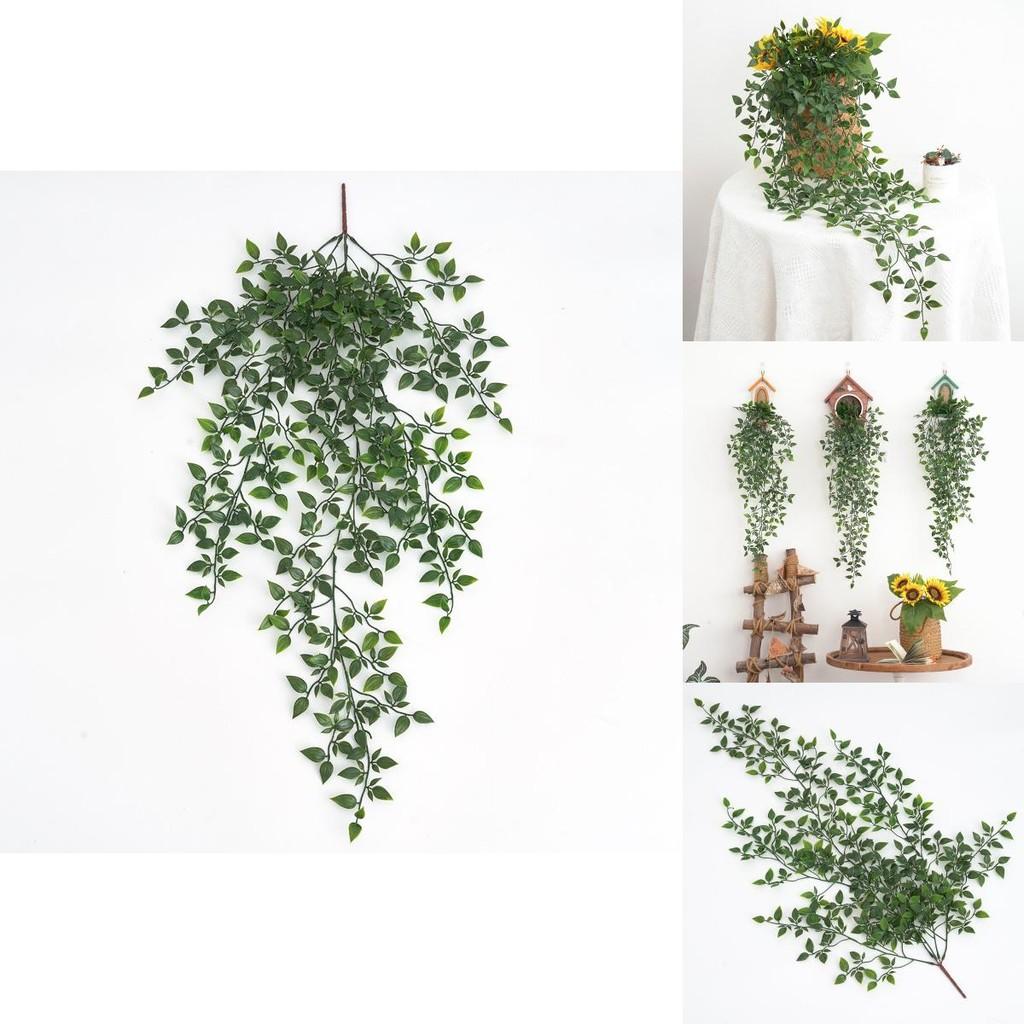 Nástěnná umělá rostlina Epipremnum Aureum s realistickou liánou Mandragora pro domácí dekoraci a kancelářské použití