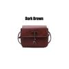 European And American Retro Style Small Saddle Bag With Deer Pendant Pu Shoulder Bag