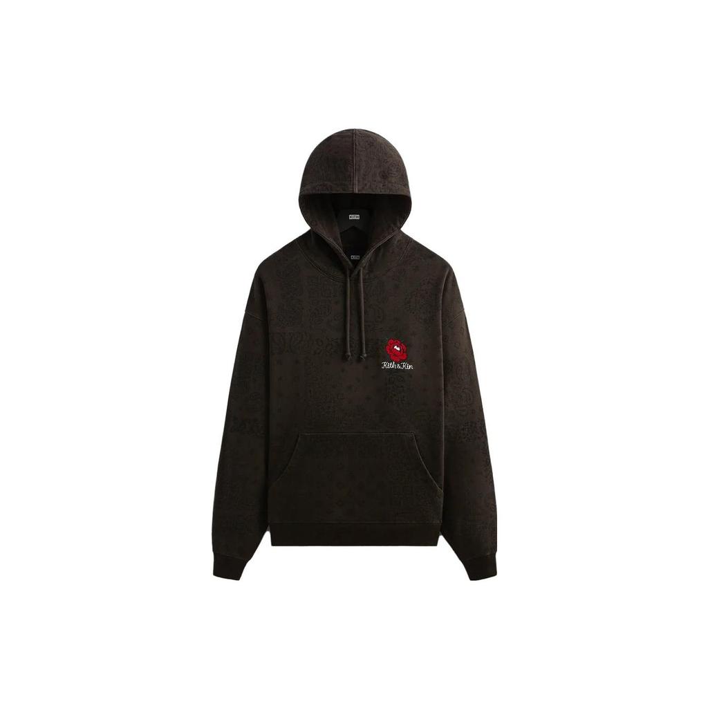 Kith Paisley Nelson Hoodie Kindling Men Tops Brown KHM031466-211