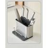 Stainless Steel Kitchen Utensil Storage Rack Kitchen Countertop Cutlery Drainer Sponge Holder