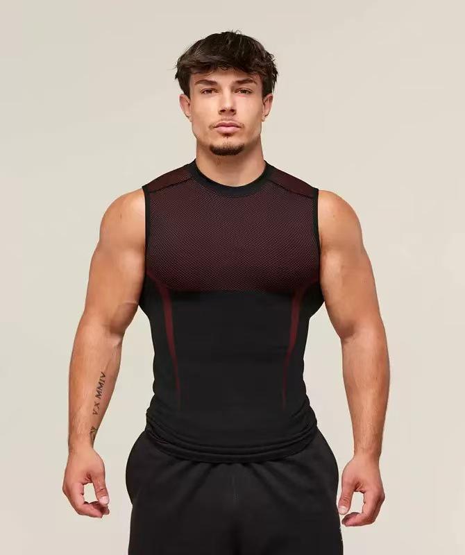 American Style Muscle Fitness Tank Top - Breathable Sleeveless Sportswear