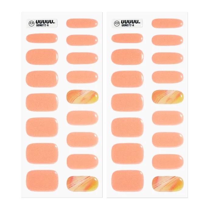 Maitai Orange Gel Nail