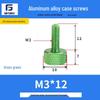 Knurled Aluminum Alloy Hand-Tightening Knob - M3M4M5M6M8 Sizes.