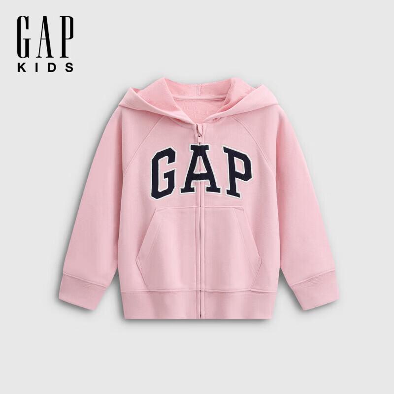 GAP Girls  Toddler Logo French Terry Hooded Sweatshirt 90 cm (1-2 years)