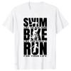 Triathlon Be Great At Three Sports Funny T Shirt Unisex Summer Streetwear Triathlete Runninger Swimmings Bikings TShirt Tees Black