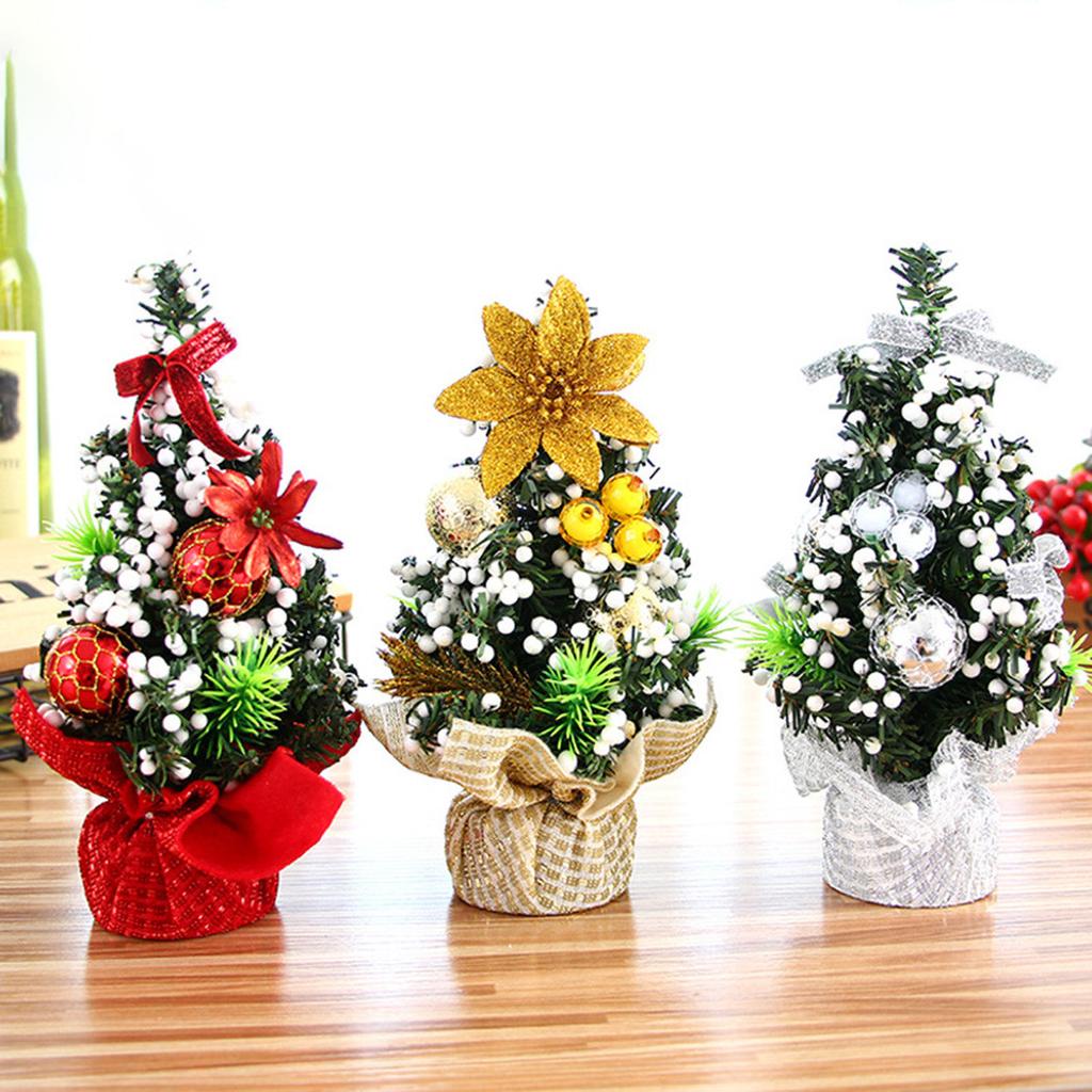 1pcs Mini Christmas Tree Festival Decoration Desktop Decoration Small Tree Gifts Festival Party Supplies New Year Christmas Tree