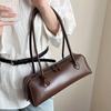 Women's Bag 2025 New Sausage Bag Long Handle Baguette Bag Niche Retro Underarm Bag Women's Portable Shoulder Bag