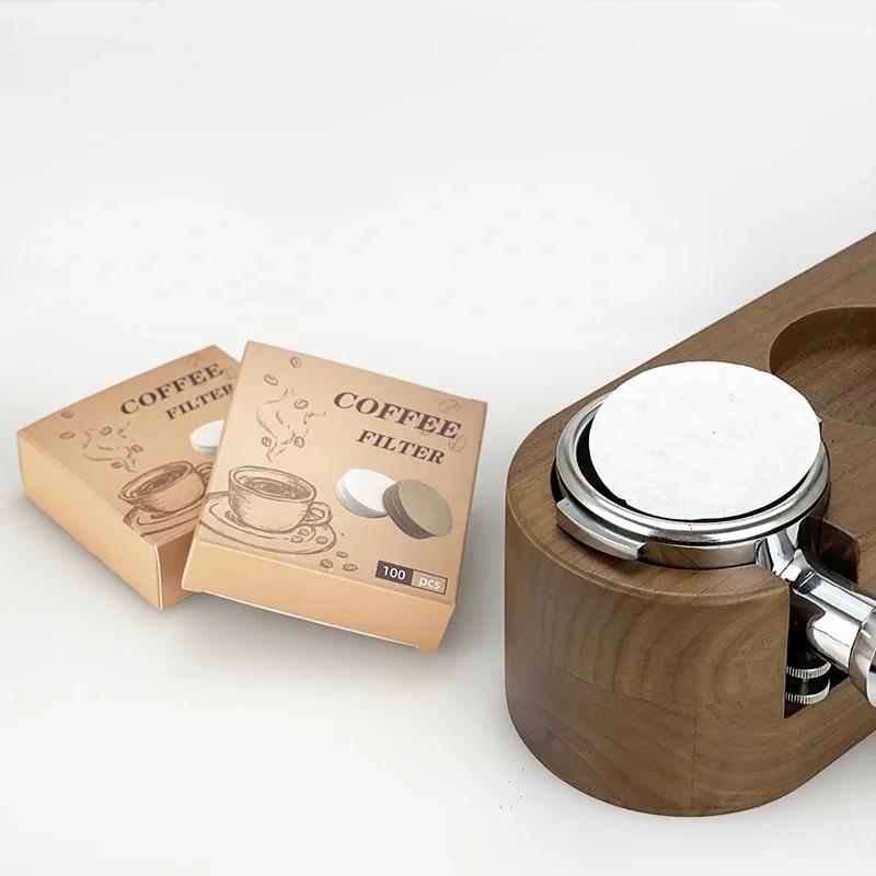 100 Stück Kaffeefilterpapier Espresso Papierfilter 51mm-58mm Sieb für Breville Siebträgermaschine Werkzeuge Pour-over Kaffee Werkzeuge