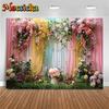Wedding Background Photography Valentine's Day Butterfly Easter Flower Wall Spring Backdrop Birthday Decor Baby Kid Photo Studio