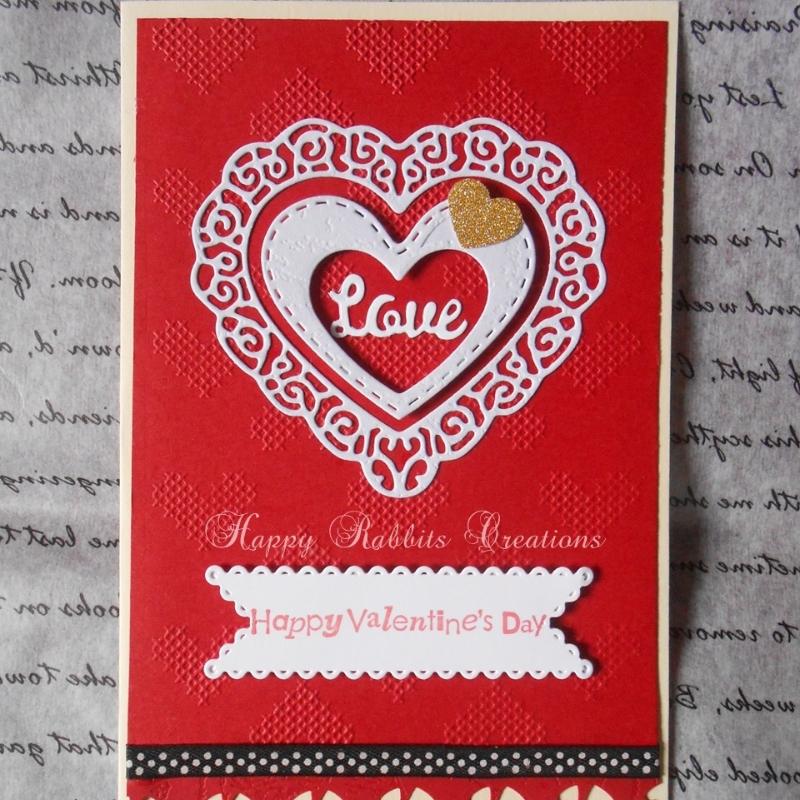 3Pcs Heart Lace Hollow Frame Metal Steel Cutting Dies Stencil DIY Paper Card Embossing Die Template