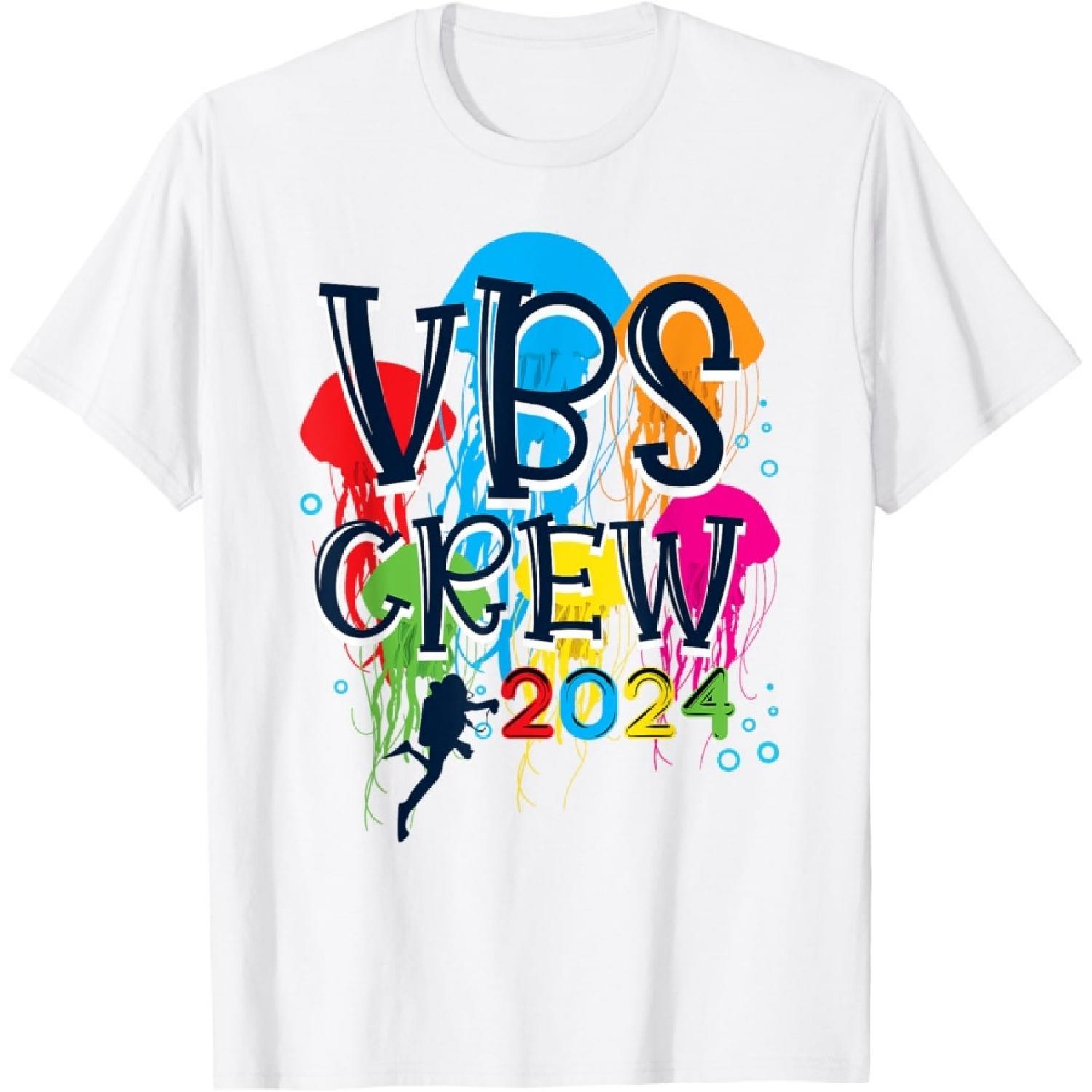VBS Crew Vacation Bible School Scuba VBS 2024 Ocean Theme T-Shirt(2) S