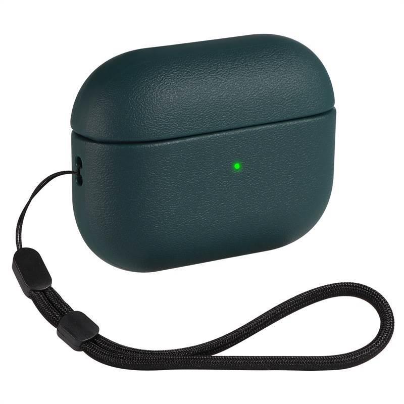 Soft TPU Case for Airpods Pro 3 New Leather Texture Protective Shockproof Case with Lanyard and Cleaning Kit For Airpods Pro 3