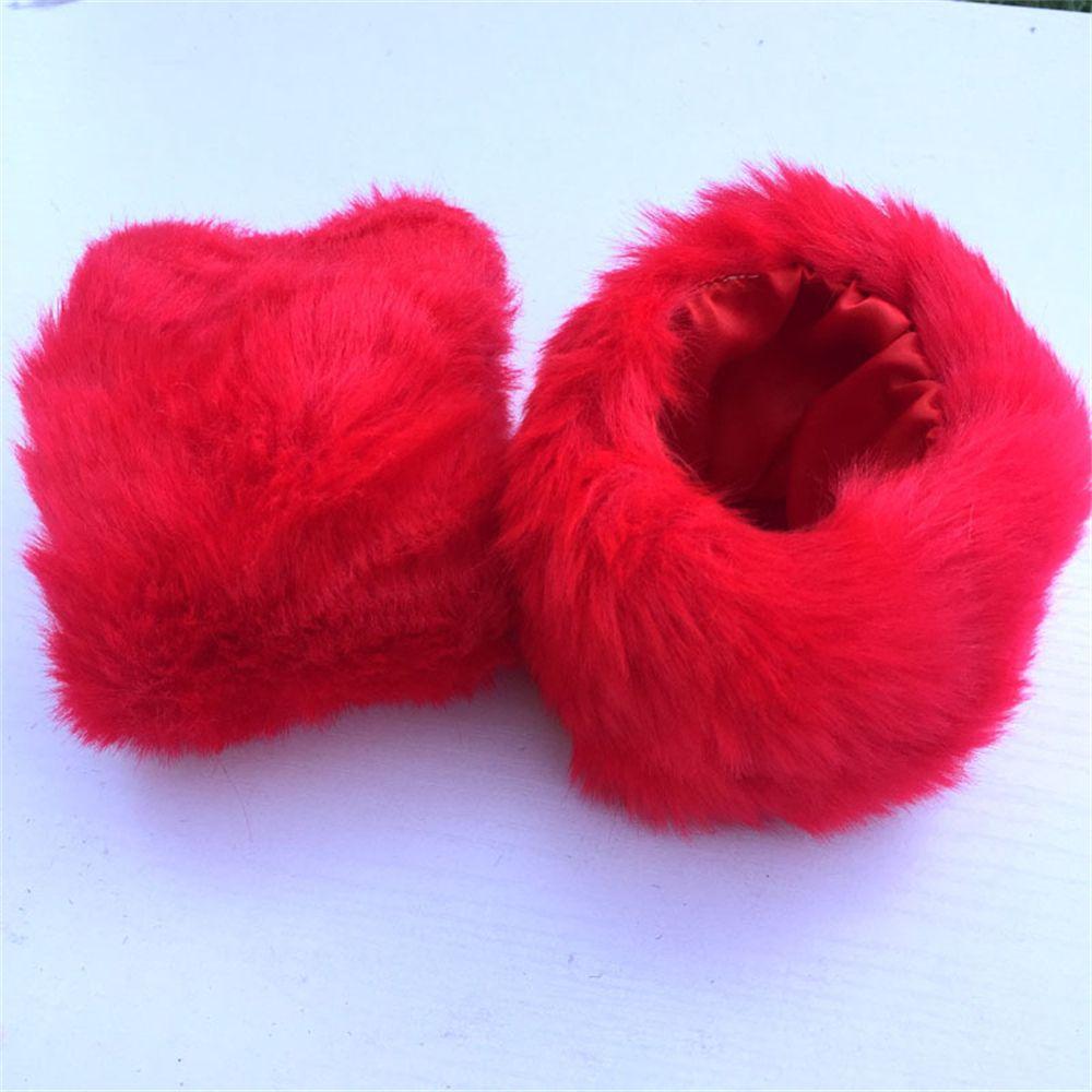 Accessories Oversleeve Wrist Furry Wrist Cuff Faux Fur Wrist Cuffs Warm Furry Wristbands Arm Warmer