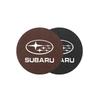 2Pcs Car Waterproof Coaster Non Slip Water Cup Pad Mat For Subaru STI WRX Forester Impreza Legacy Outback XV BRZ Tribeca yh6r
