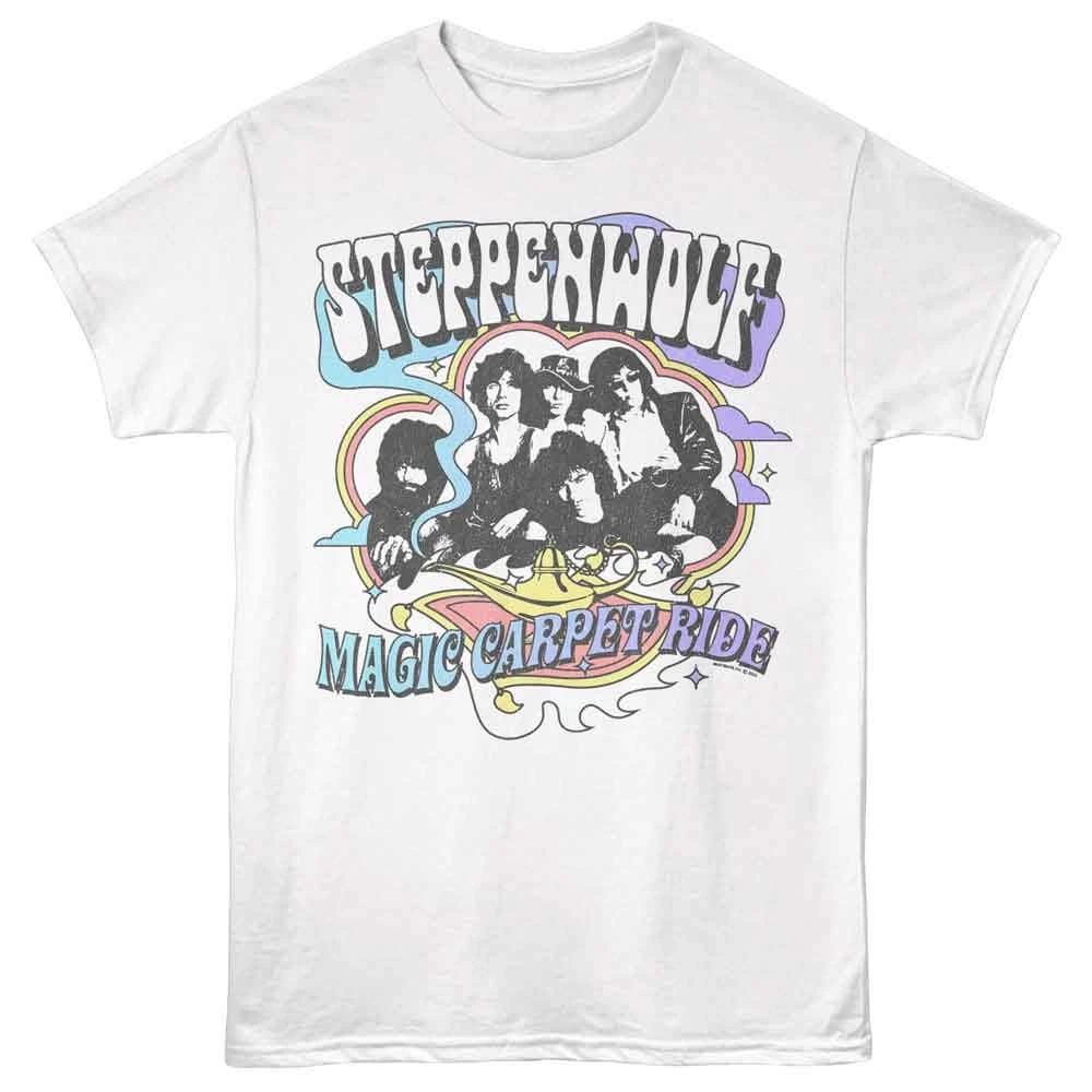 Steppenwolf - Magic Carpet - White - Unisex Short Sleeve Children s T-shirt 140