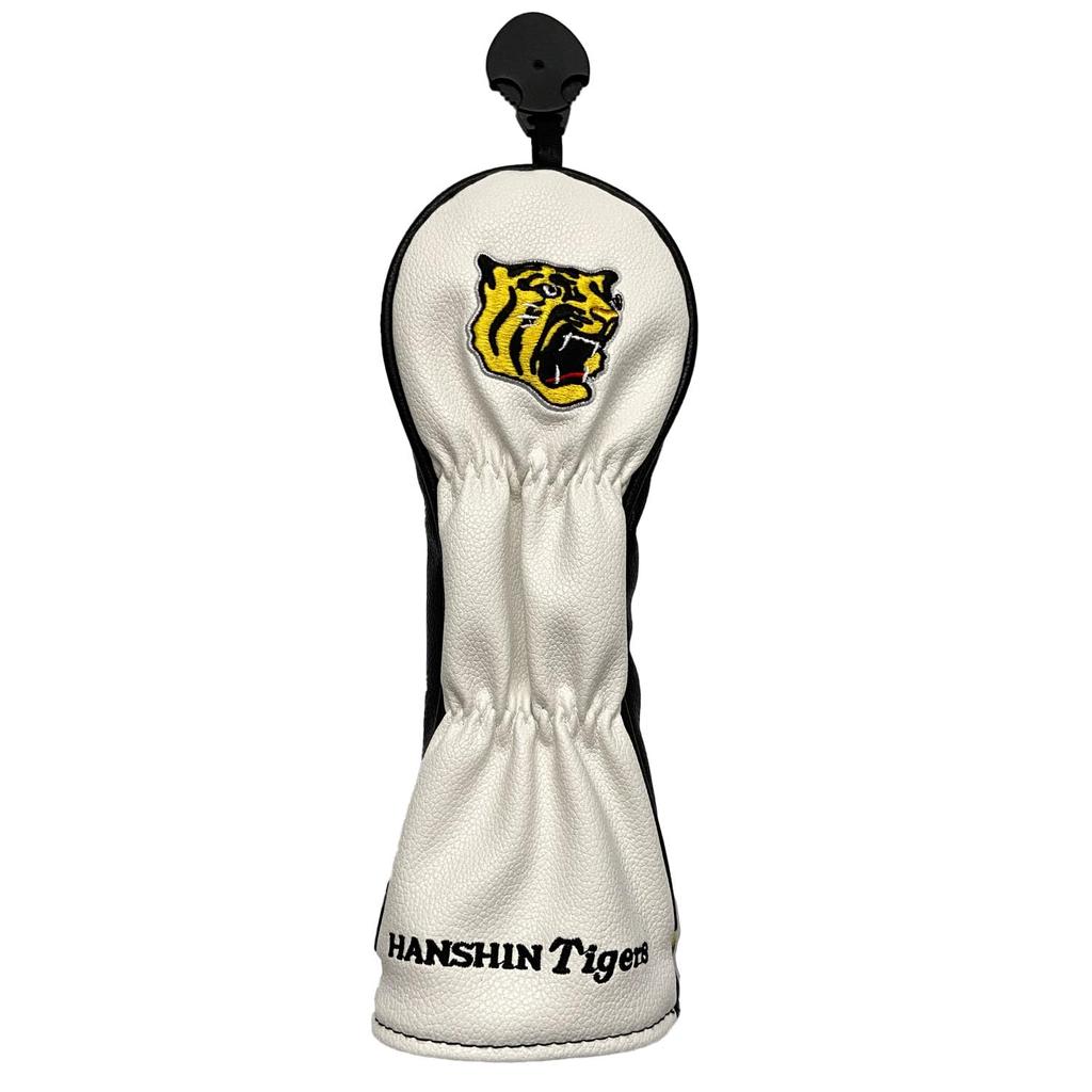 Hanshin Tigers Team Approved Golf 2025 Utility Head Cover Head Cover Made with Faux Leather and Directly Embroidered Dial Numbers Callaway TaylorMade