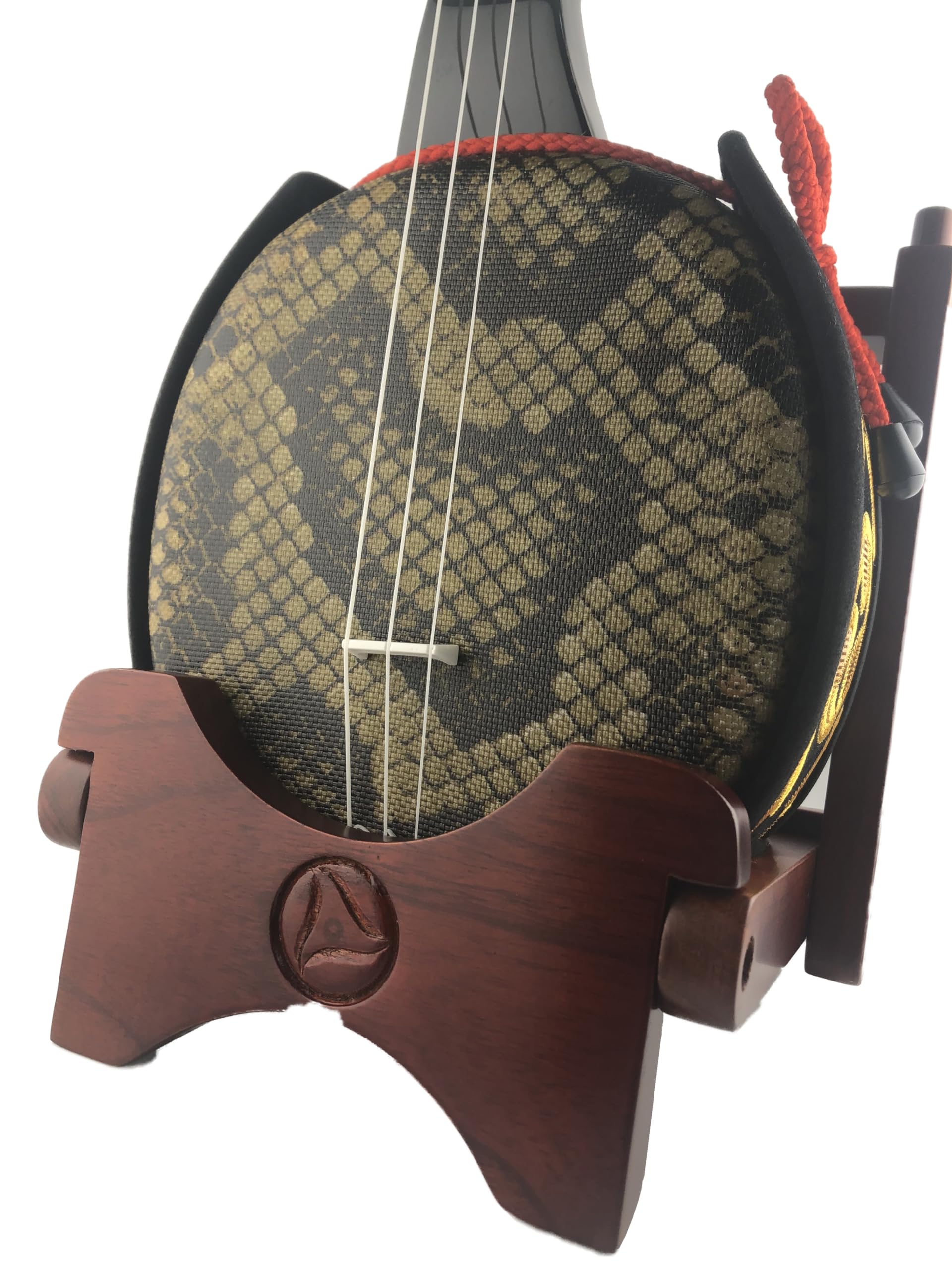 

Складная подставка Sanshin коричневая Окинавская наклейка +