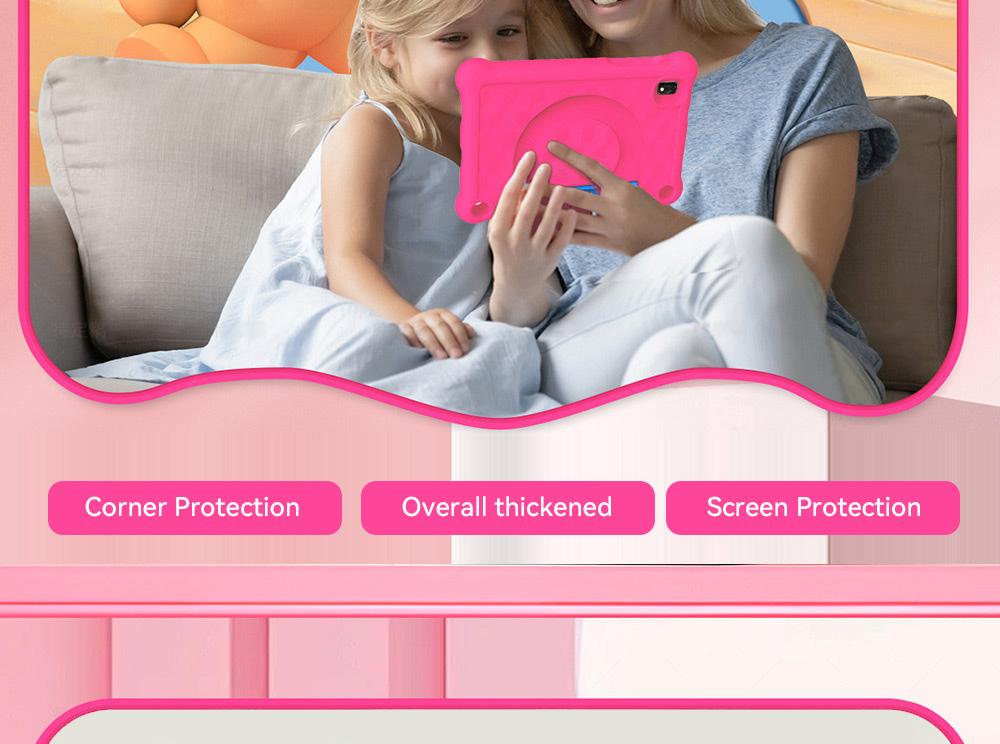 G-tab T7 Pro Kids Tablet, 7 Inch 1024*600 IPS Screen, Android 14, 1.5GHz Quad-core CPU, 4GB RAM (2GB +2GB Expansion) 64GB ROM