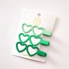 New 3pcs/set Colorful Love Heart Hair Side Clips Women Girl Hollow Bowknot Shaped Hair Clips Bangs Hairpins Kids Sweet Ornament