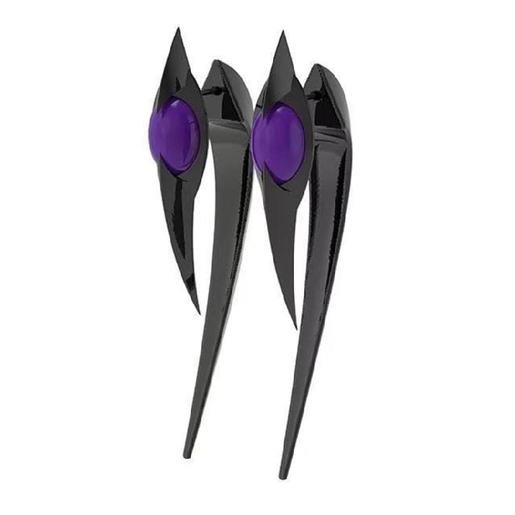 

Long Spikes Statement Earrings Trendy Ear Studs Metal Unisex Punk Jewelry Music Festival Accessories for Women Girls