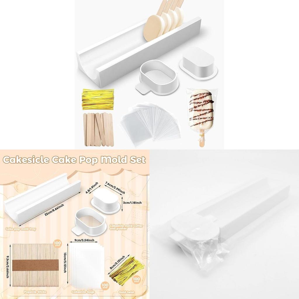 Cake Pop Mold Set With Pla Material For Home Baking And Educational Use