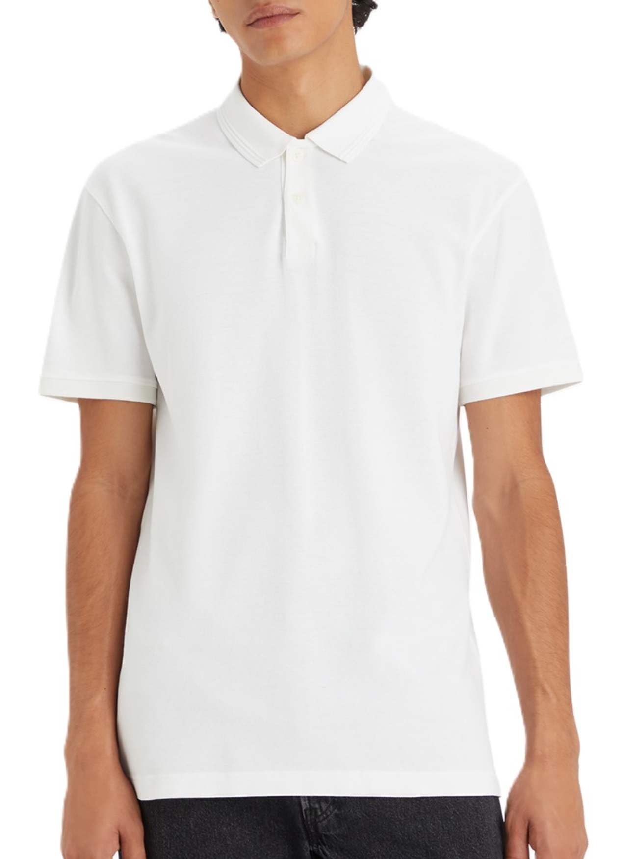 Levi s Polo Shirt Line Color Standard Polo Shirt Short Sleeve Men s A7249-0000 US XL