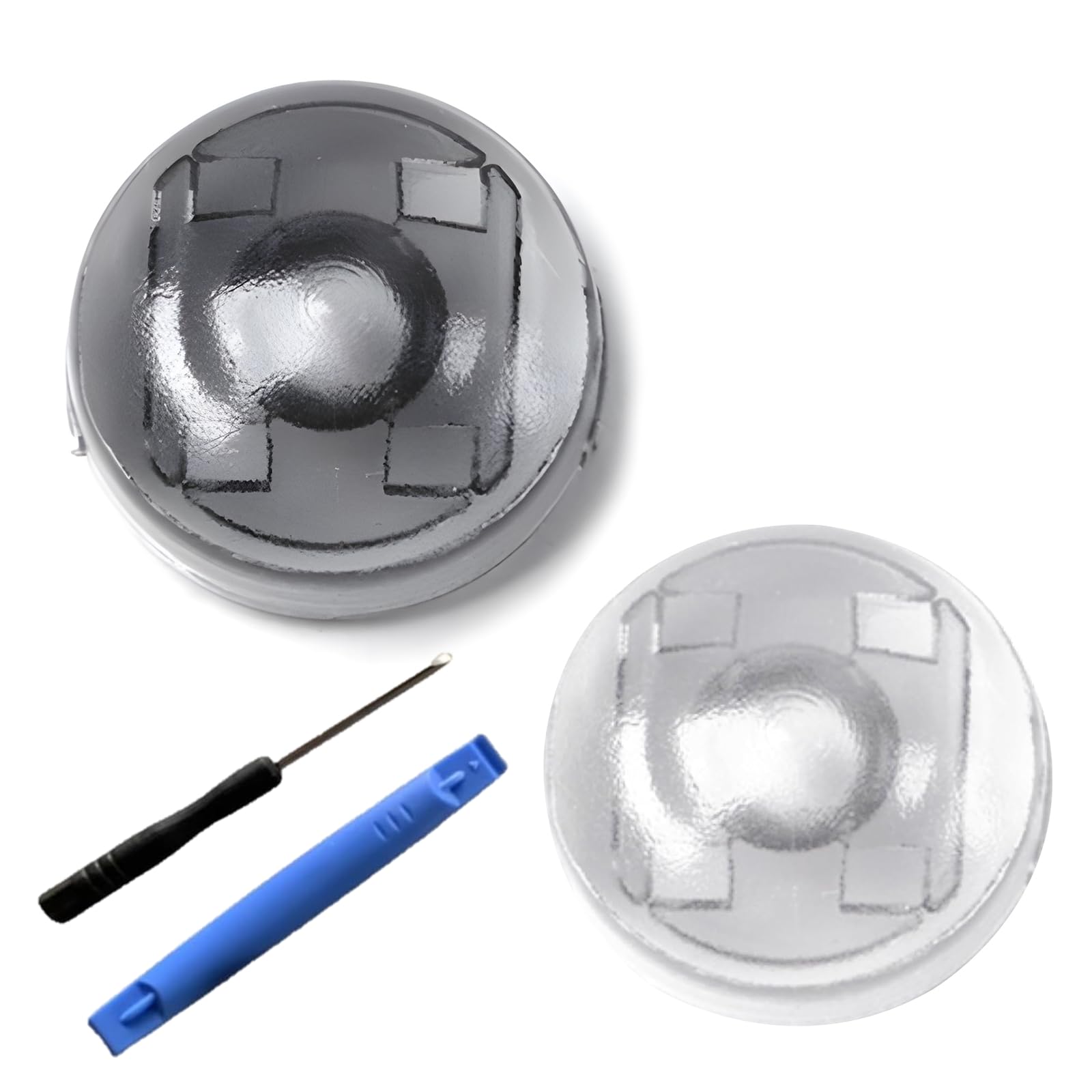 

Aninako Auto Light Sensor Cover 2pcs Clear Cover Auto Sensor Light Car Universal Translucent