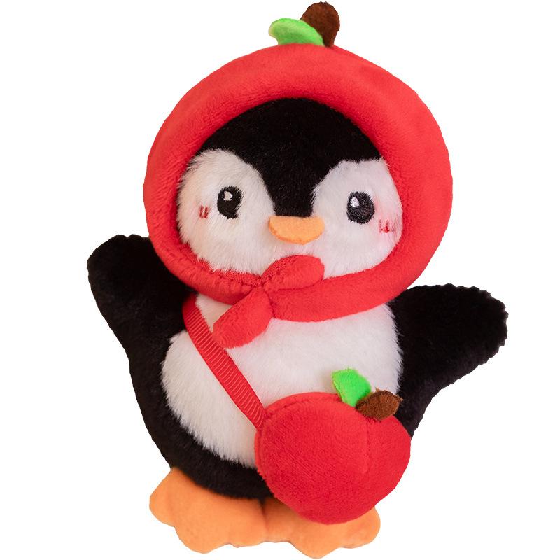 Süßer Winter-Pinguin Plüsch Schlüsselanhänger - Kleiner Rucksack Anhänger Geschenk