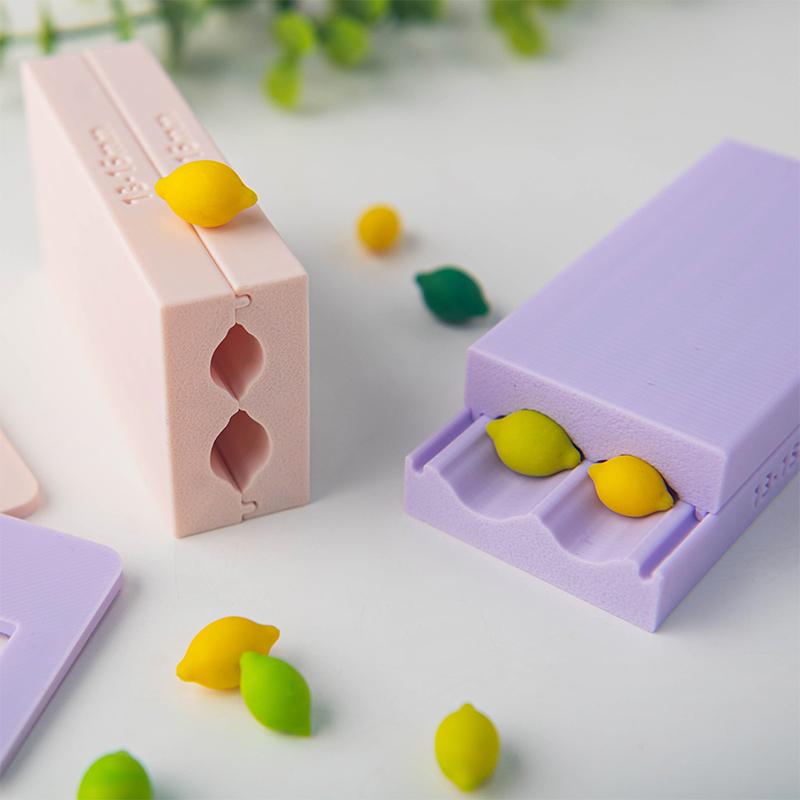 Molde de Argila Polímerica de Cerâmica Macia 3D Cogumelo Limão Design de Contas Losango Rolo de Contas Diy Brincos Colares Fabricação de Joias
