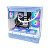 Thermaltake CT140 Reverse ARGB Sync 140mm PC Case Set of Hydrangea FN2560 Fans, 2, Blue, CL-F201-PL14BU-A,
