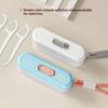 Refillable Automatic Dental Floss Pick Storage Box Portable Dustproof Container with Lanyard for Eco-Friendly Users