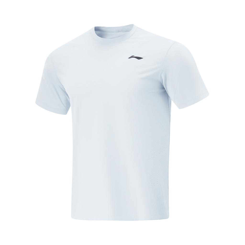 Li-Ning Comfortable Sports Casual Simple Cooling T-Shirt Men Tops Folk-Blue ATSV333-4